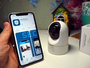 Home and office wi-fi surveillance camera.