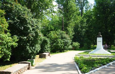Rusya 'nın Leningrad bölgesindeki Shliserburg şehri. Neva Nehri kıyısında bir şehir.