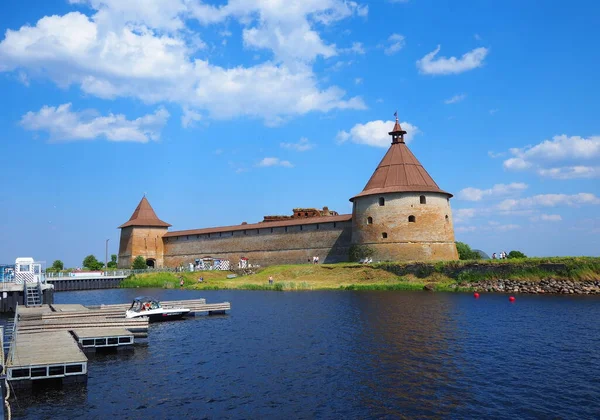 Forteresse Oreshek Dans Région Leningrad Forteresse Sur Rivière Neva — Photo