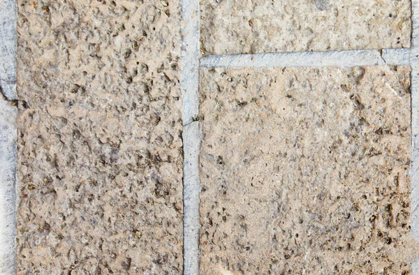 Textura Pedra Clara Que Pavimentou Estrada Para Palácio Herodes Cesareia — Fotografia de Stock