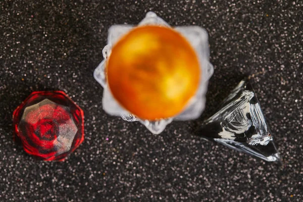 Chocolates Form Precious Stones Ice Cubes Gift Valentine — Stock Photo, Image