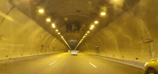 Túnel rodoviário entre Jerusalém e Tel Aviv — Fotografia de Stock