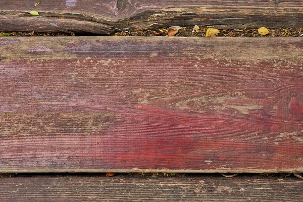 带有剥皮涂料背景的旧木板的结构 — 图库照片