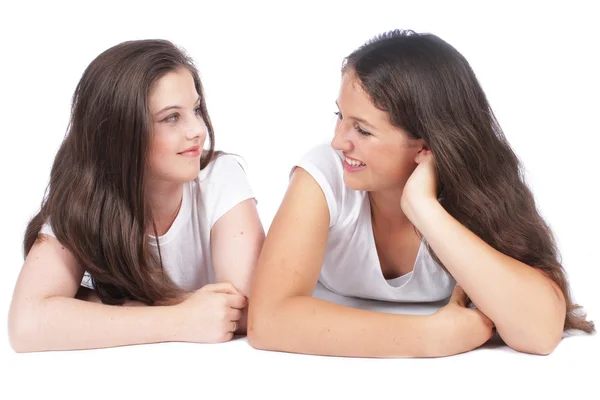 Two female girlfriends — Stock Photo, Image