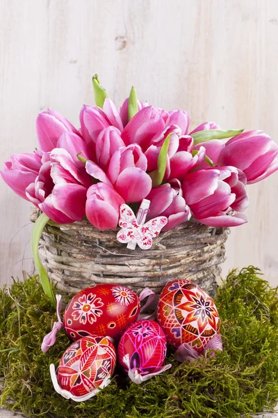 Easter bunch of flowers — Stock Photo, Image