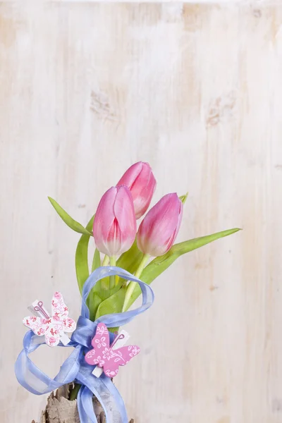 Pink tulips — Stock Photo, Image