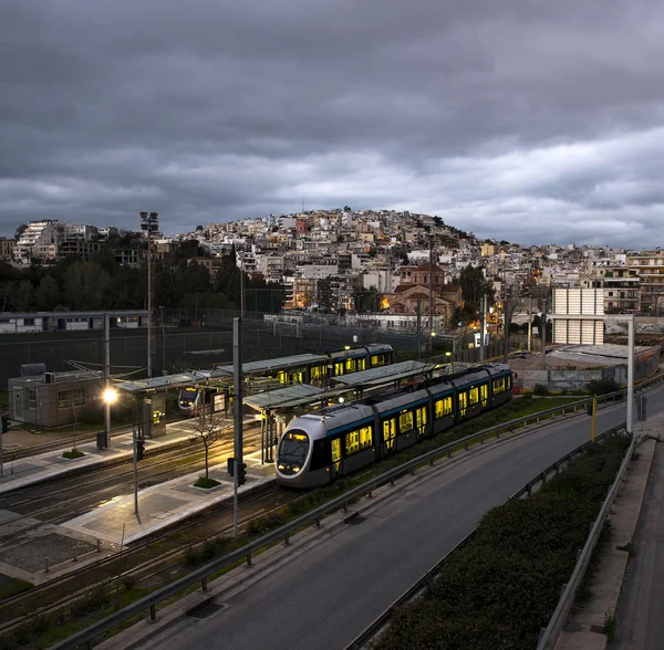 Metrostation bei Sonnenaufgang — Stockfoto