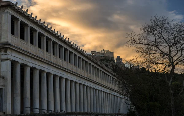 Musée de l'acropole au lever du soleil — Photo