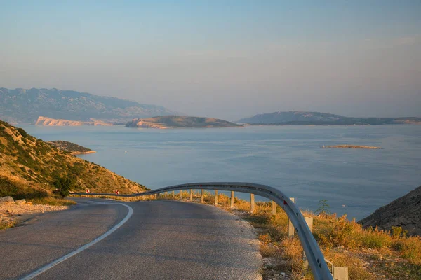 Hırvatistan Krk Adası Yolu — Stok fotoğraf