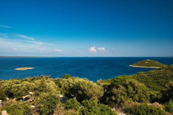 Paesaggio Dell Isola Lussino Croazia — Foto Stock