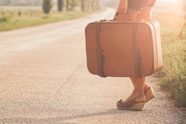 Vintage seyahat çantası