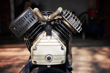 Metal motor yakın çekim