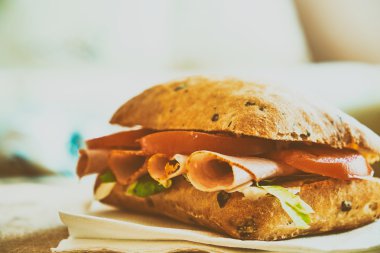 Delecious lezzetli sandviç