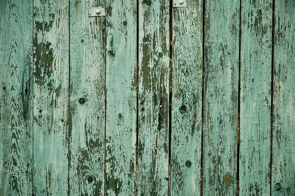 Groen houten hek — Stockfoto