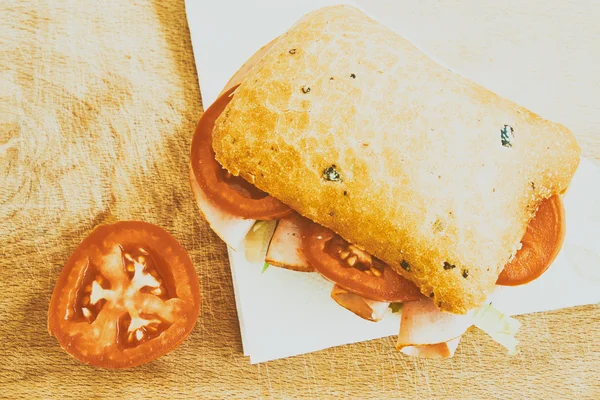 Delecious tasty sandwich — Stock Photo, Image