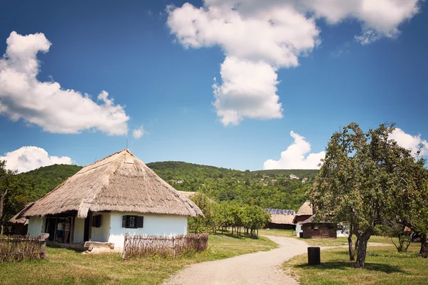 Casa del aldeano en museo al aire libre — Foto de Stock