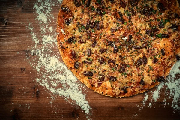 Italian delicious pizza — Stock Photo, Image