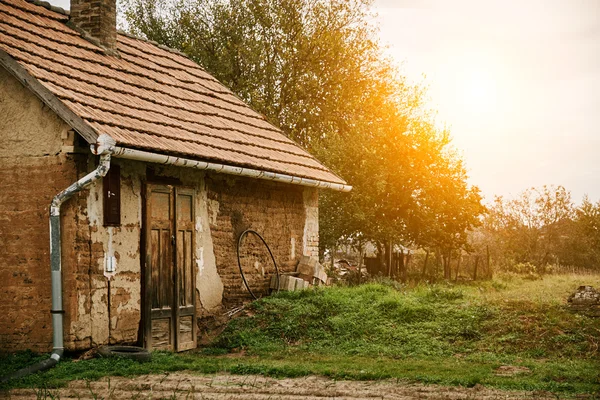 오래 된 마 집 — 스톡 사진