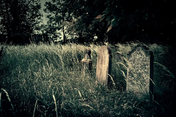 Old retro cemetery — Stockfoto