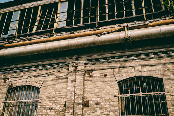Abandoned industrial buildings
