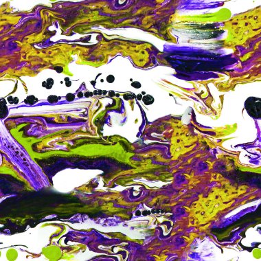 Renkli, enerjik, soyut, akışkan sanat arka planı, kusursuz desen.