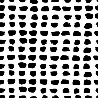 fırça konturları seamless modeli