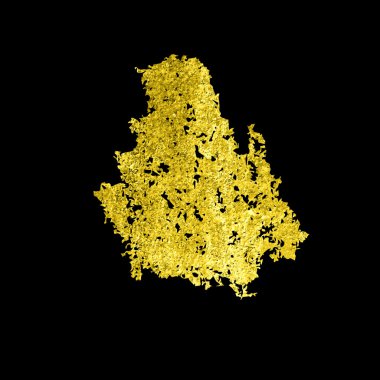 Altın doku elle çizilmiş fırça