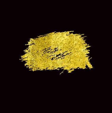 Altın doku elle çizilmiş fırça