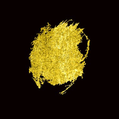 Altın doku elle çizilmiş fırça