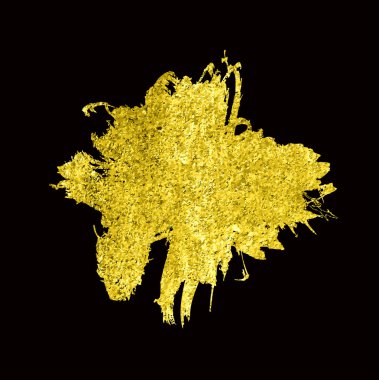 Altın doku elle çizilmiş fırça