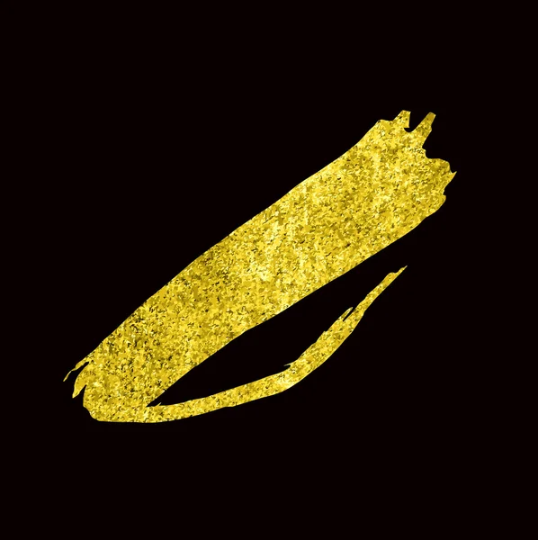 Textura em ouro Escova desenhada à mão —  Vetores de Stock