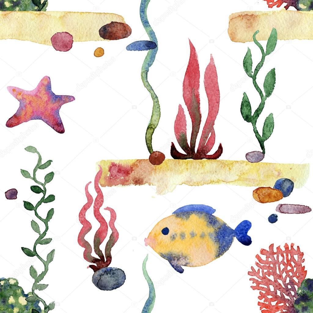 Colorful  Sea pattern 