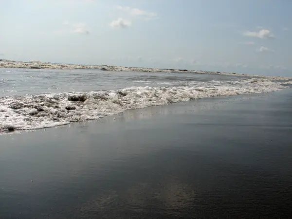 Belle Grande vague à Black Sand Beach — Photo