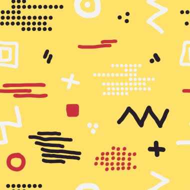  Renkli, soyut, dikişsiz desen