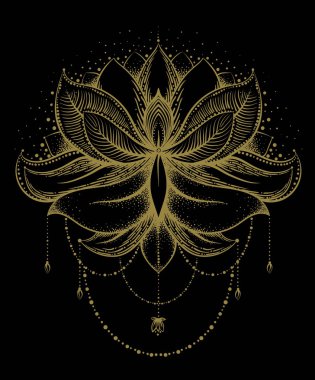 etnik zentangled kına dövme