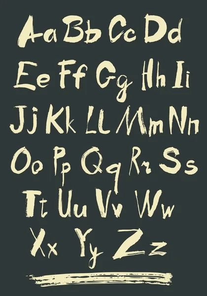 Letras del alfabeto minúsculas — Vector de stock