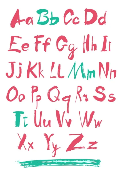 Letras do alfabeto minúsculas — Vetor de Stock