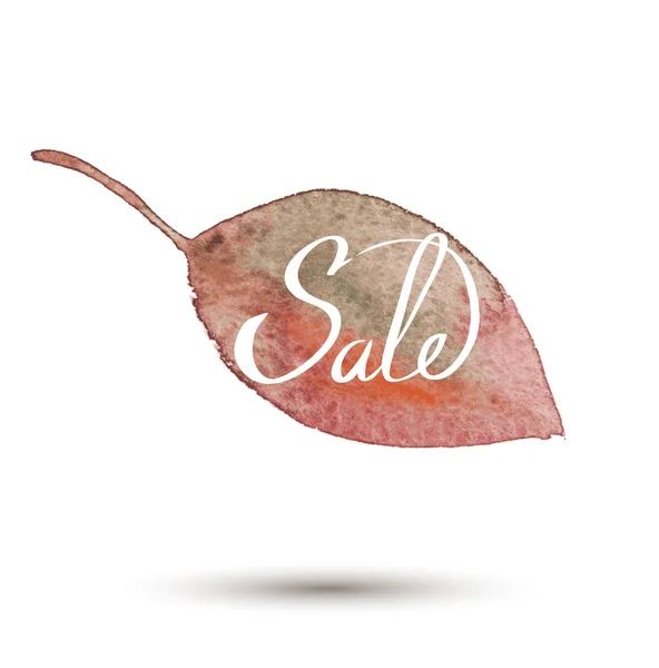 Ilustración de la venta de otoño — Vector de stock