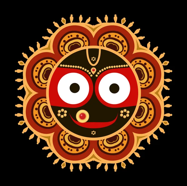 Jagannatha Dios del Universo — Vector de stock