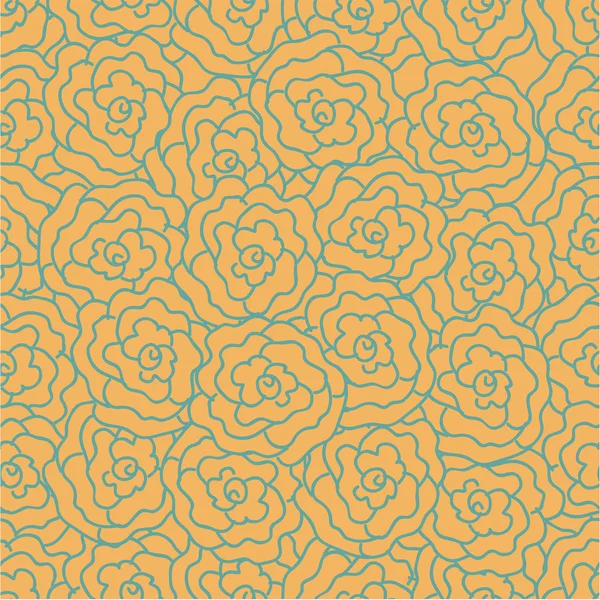 Seamless pattern with flowers — Stock Vector