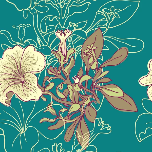 ペチュニアの花の背景 — ストック写真