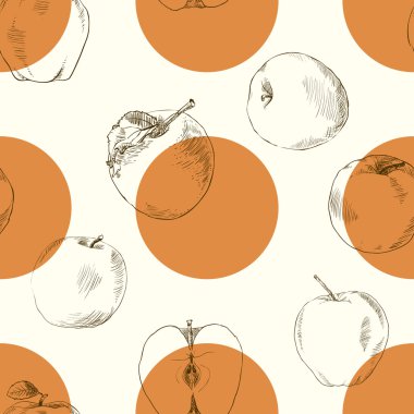 Dağınık elma desen