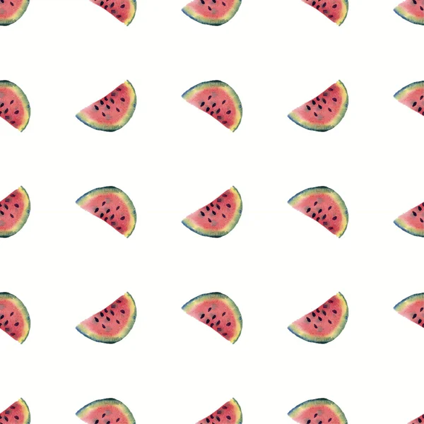 Watermelon slices pattern — Stock Photo, Image