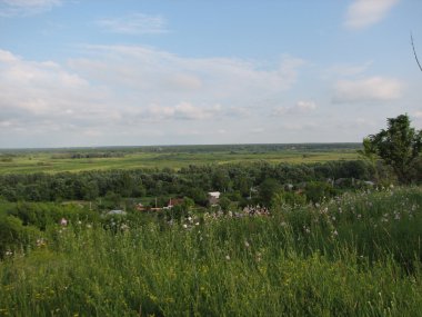 Yaz çim alan, yatay