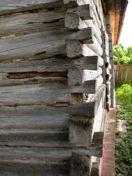 Canto do blockhouse de logs — Fotografia de Stock
