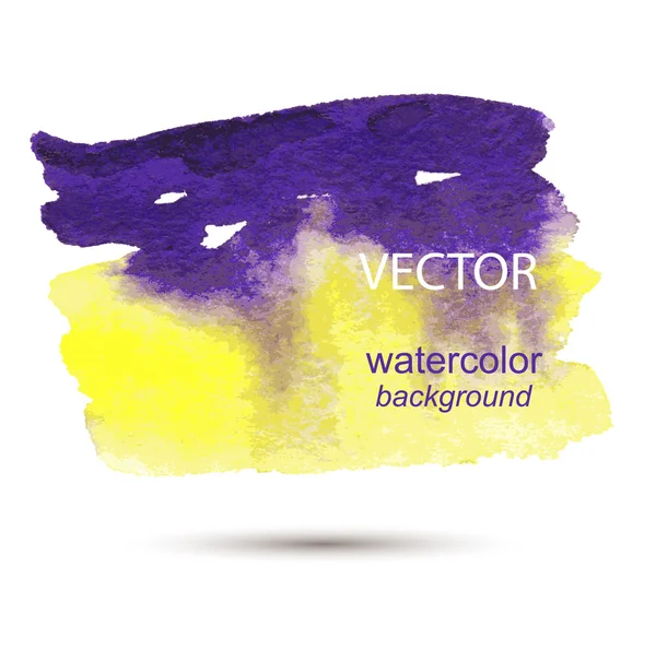 Abstrato aquarela pintado à mão fundo — Vetor de Stock