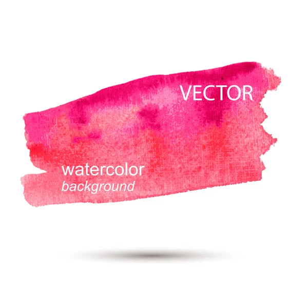 Abstrakte Aquarell handgemalten Hintergrund — Stockvektor