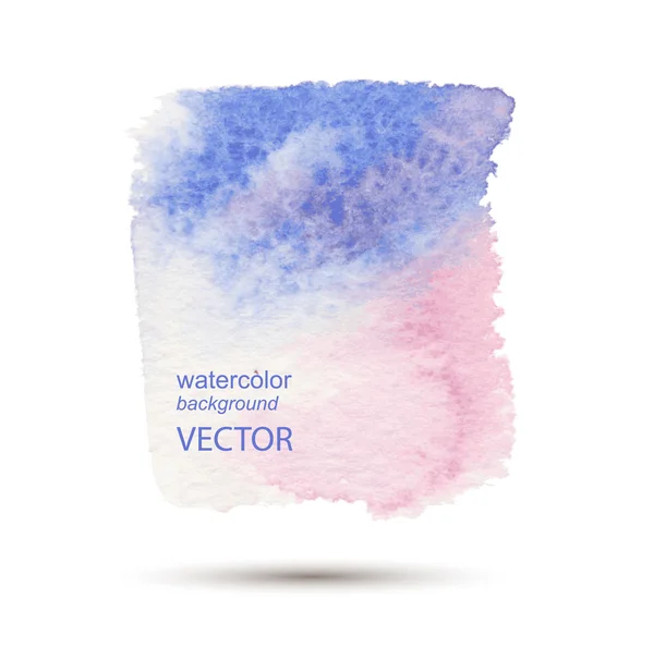 Abstracte aquarel hand geschilderd achtergrond — Stockvector