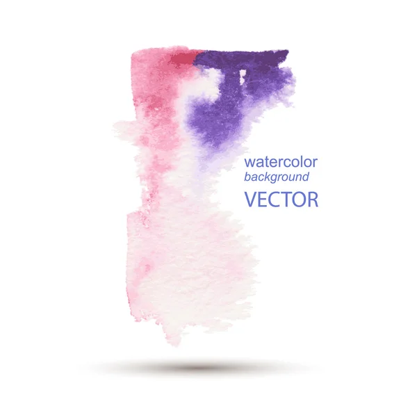 Acuarela abstracta pintado a mano fondo — Vector de stock