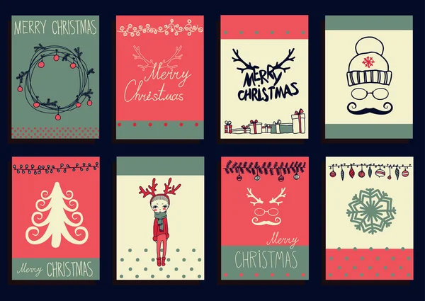 Kerstmis kalligrafische ontwerpelementen — Stockvector